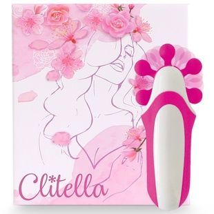 Стимулятор з імітацією оральних ласк FeelzToys - Clitella Oral Clitoral Stimulator Pink SO5068 фото