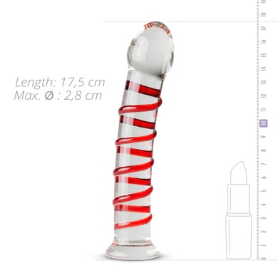 Скляний ділдо Gildo Glass Dildo No.15 SO4621 фото