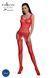 Бодістокінг Passion ECO BS005 red, щільний, відкритий доступ, імітація підв&rsquo;язок SO7074 фото 1