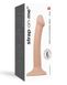 Насадка для страпона Strap-On-Me Dual Density Dildo Flesh S, диаметр 2,7см, двухслойная, гибкая SO2353 фото 4