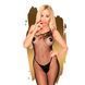 Бодистокинг на одно плечо Penthouse - Fancy Dope Black XL SO5256 фото 1