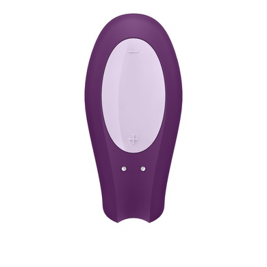 Смарт-вибратор для пар Satisfyer Double Joy Violet с широким клиторальным стимулятором SO3899 фото