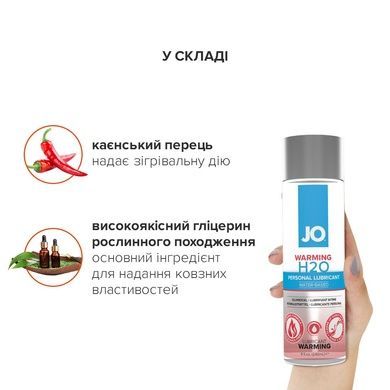 Зігрівальна змазка на водній основі System JO H2O WARMING (30 мл) з екстрактом перцевої м&rsquo;яти SO1449 фото
