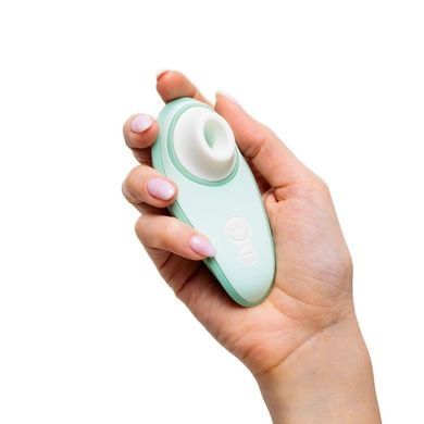 Вакуумний кліторальний стимулятор Womanizer Liberty 2 Sage, 8 режимів, магнітна кришечка SX0520 фото