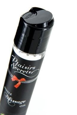 Массажное масло Plaisirs Secrets Strawberry (59 мл) с афродизиаками, съедобное, подарочная упаковка SO1842 фото