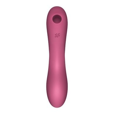 Вакуумный стимулятор с вибрацией Satisfyer Curvy Trinity 3 Red SO6117 фото