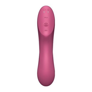 Вакуумный стимулятор с вибрацией Satisfyer Curvy Trinity 3 Red SO6117 фото