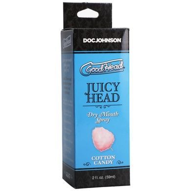 Увлажняющий оральный спрей Doc Johnson GoodHead &ndash; Juicy Head Dry Mouth Spray &ndash; Cotton Candy 59мл SO6070 фото