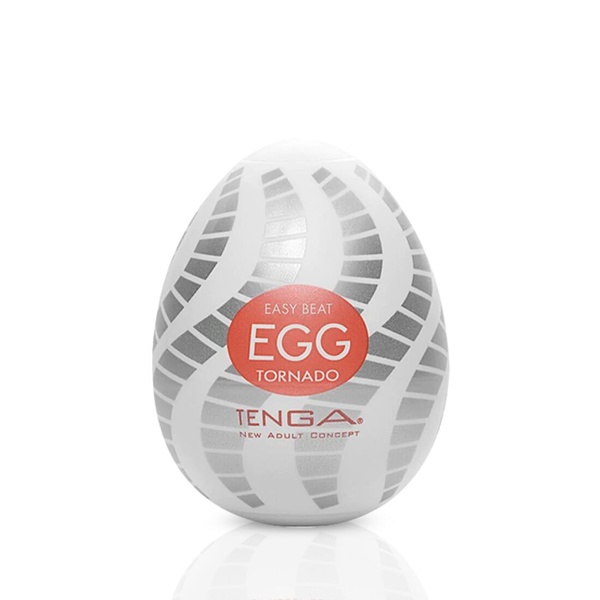 Мастурбатор-яйцо Tenga Egg Tornado со спирально-геометрическим рельефом SO5490 фото