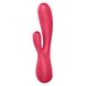 Смарт вибратор-кролик Satisfyer Mono Flex Red, 2 мотора, управление через интернет SO3900 фото 1