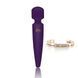 Вибромассажер Rianne S: Bella Mini Wand Purple, 10 режимов работы, медицинский силикон SO3869 фото 1