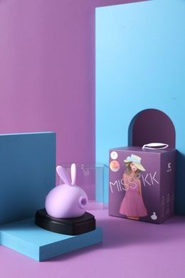 Вакуумный клиторальный стимулятор с вибрацией KisToy Miss KK Purple SO3760 фото