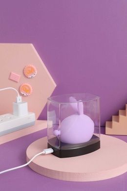 Вакуумный клиторальный стимулятор с вибрацией KisToy Miss KK Purple SO3760 фото