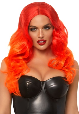 Leg Avenue Ombre long wavy wig Orange SO7938 фото