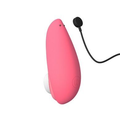Вакуумный клиторальный стимулятор Womanizer Liberty 2 Vibrant Rose, 8 режимов, магнитная крышечка SX0522 фото