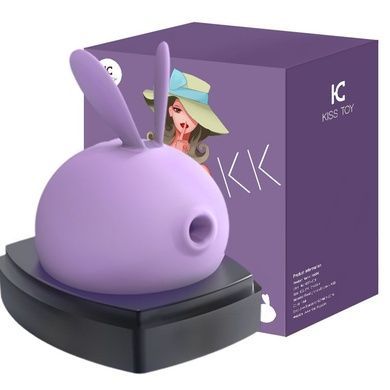 Вакуумный клиторальный стимулятор с вибрацией KisToy Miss KK Purple SO3760 фото