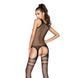 Бодістокінг Passion BS038 black, комбінезон, імітація панчох і пояса PBS038B фото 2