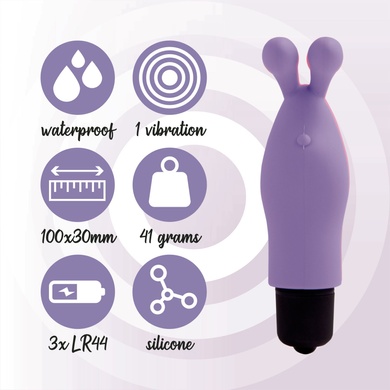 Вибратор на палец FeelzToys Magic Finger Vibrator Purple SO4435 фото