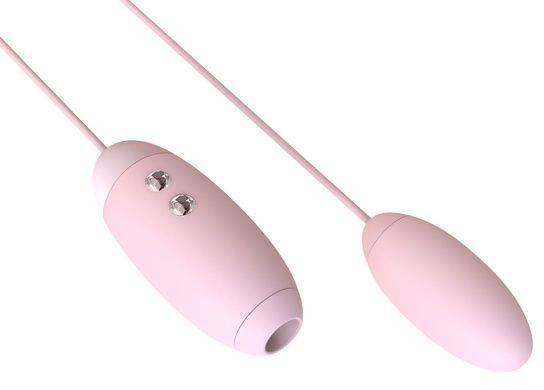 Вакуумний стимулятор з віброяйцем 2-в-1 KISSTOY Miss VV Pink SO3761 фото