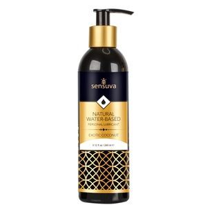Змазка на водній основі Sensuva Natural Water-Based Exotic Coconut (240мл) без гліцерину та парабені SO7839 фото