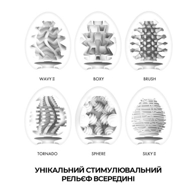 Набір яєць-мастурбаторів Tenga Egg New Standard Pack (6 яєць) SO5493 фото