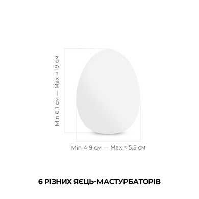 Набір яєць-мастурбаторів Tenga Egg New Standard Pack (6 яєць) SO5493 фото