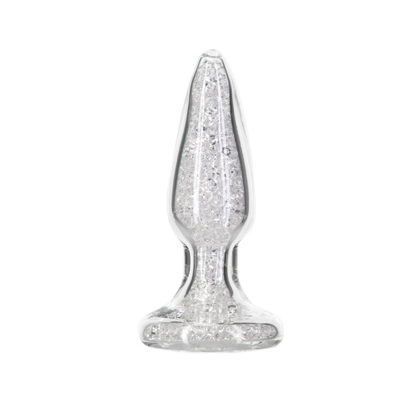 Скляна анальна пробка Pillow Talk – Fancy - Luxurious Glass Anal Plug SO6833 фото