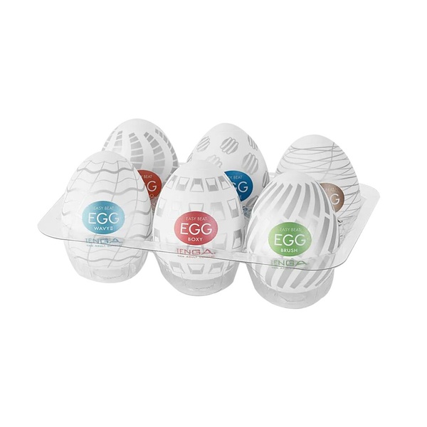 Набір яєць-мастурбаторів Tenga Egg New Standard Pack (6 яєць) SO5493 фото