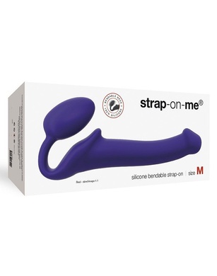 Безремневой страпон Strap-On-Me Violet M, полностью регулируемый, диаметр 3,3см SO2707 фото