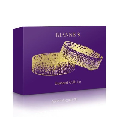 Лакшері наручники-браслети із кристалами Rianne S: Diamond Cuffs, подарункова упаковка SO3873 фото