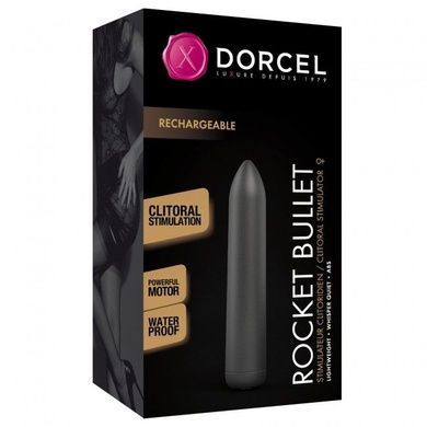 Вібропуля, яка перезаряджається Dorcel Rocket Bullet Black SO4070 фото