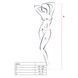 Бодистокинг Passion BS016 red, комбинезон, имитация топа и чулок PBS016R фото 4