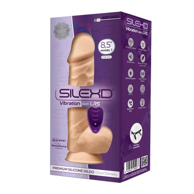 Фаллоимитатор с вибрацией SilexD Norman Vibro Flesh (Model 1 size 8,5") + LRS, диаметр 5 см SO8208 фото