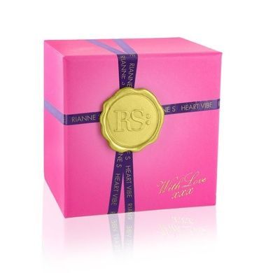 Вібратор-серце Rianne S: Heart Vibe Rose, 10 режимів роботи, медичний силікон, подарункова упаковка SO3874 фото