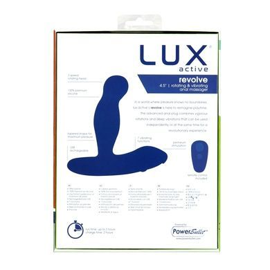 Масажер простати Lux Active &ndash; Revolve, пульт ДК SO6835 фото