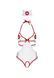 Костюм медсестры Leg Avenue Naughty Nurse, one size, боди и шапочка SO7892 фото 3