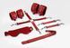 Набор Feral Feelings BDSM Kit 5 Red, наручники, поножи, коннектор, маска, паддл SO8273 фото 1