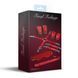 Набор Feral Feelings BDSM Kit 5 Red, наручники, поножи, коннектор, маска, паддл SO8273 фото 2