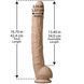 Фаллоимитатор Doc Johnson Dick Rambone Cock White, диаметр 6см, длина 42см, ПВХ SO1546 фото 4