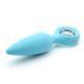 Анальная вибропробка KisToy Orville Blue, диаметр 30мм SO3765 фото 4