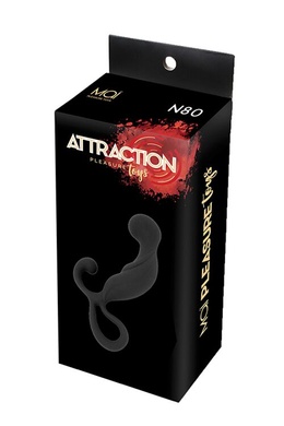 Массажер простаты MAI Attraction Toys №80 Black, длина 13.4см, диаметр 3.2см SO4639 фото