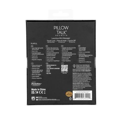 Клиторальный вибратор Pillow Talk Secrets - Playful - Clitoral Vibrator, гибкие &ldquo;ушки&rdquo; SO8245 фото