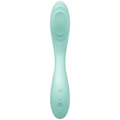 Вібратор із перлинною стимуляцією точки G Satisfyer Rrrolling Pleasure Mint SO6075 фото