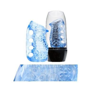 Мастурбатор Fleshlight Fleshskins Grip Blue Ice, надійна фіксація на руці, відмінно для пар та мінет F16623 фото