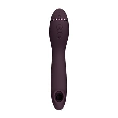 Вакуумний стимулятор для точки G та клітора з вібрацією Womanizer OG Aubergine, 12 рівнів, 3 режими SX0531 фото