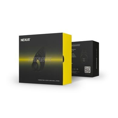 Эрекционное виброкольцо Nexus Enhance Vibrating Cock and Ball Ring, двойное SO6639 фото