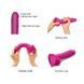Реалістичний фалоімітатор Strap-On-Me Sliding Skin Realistic Dildo Fuchsia - S, ефект рухливої шкіри SO6254 фото 3