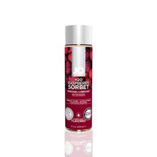 Змазка на водній основі System JO H2O &mdash; Raspberry Sorbet (120 мл) без цукру, рослинний гліцерин SO1671 фото