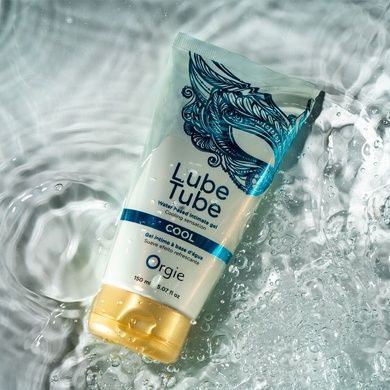 Лубрикант на водній основі Orgie Lube Tube Cool, 150 мл, з охолоджуючим ефектом, без запаху SX1521 фото