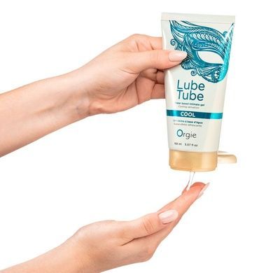 Лубрикант на водній основі Orgie Lube Tube Cool, 150 мл, з охолоджуючим ефектом, без запаху SX1521 фото